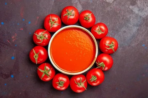 تصویر 2 از رب گوجه فرنگی ورامین تهیه شده از گوجه های آبدار دشت ورامین با عصاره غلیظ